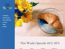 Tablet Screenshot of bleudoorbakery.com